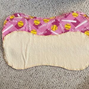 Handmade burp cloths